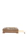 جعبه دستمال کاغذی خاتم کاری / لب گرد / رو نقاشی گل و مرغ / کشویی / پایه چوبی / کف و داخل چوب راش / اثر گروه هنری رستا