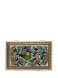 جعبه جواهر خاتم کاری / با طرح گل و مرغ / داخل و پشت جعبه جیر / لب گرد / اثر گروه هنری رستا