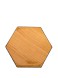 جعبه سکه خاتم کاری / با طرح تذهیب / کاری لب تیز / داخل چوب راش / شش ضلعی / اثر گروه هنری رستا