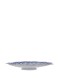 بشقاب میناکاری / بدنه مسی / مدل پیچ / لبه دالبری / طرح اسلیمی / اثر گروه هنری رستا / قطر 16 سانتی متر