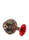 گلدان سفال میناکاری / اثر گروه هنری رستا / ارتفاع 25 سانتی متر