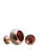 شکلات خوری خاتم کوب درب دار / اثر گروه هنری رستا / ارتفاع 29 سانتی متر