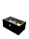 پک هدیه شکلات خوری مس و پرداز / مجموعه یک عددی / شکلات خوری پایه بلند / جعبه مخمل و پلکسی/ اثر گروه هنری رستا